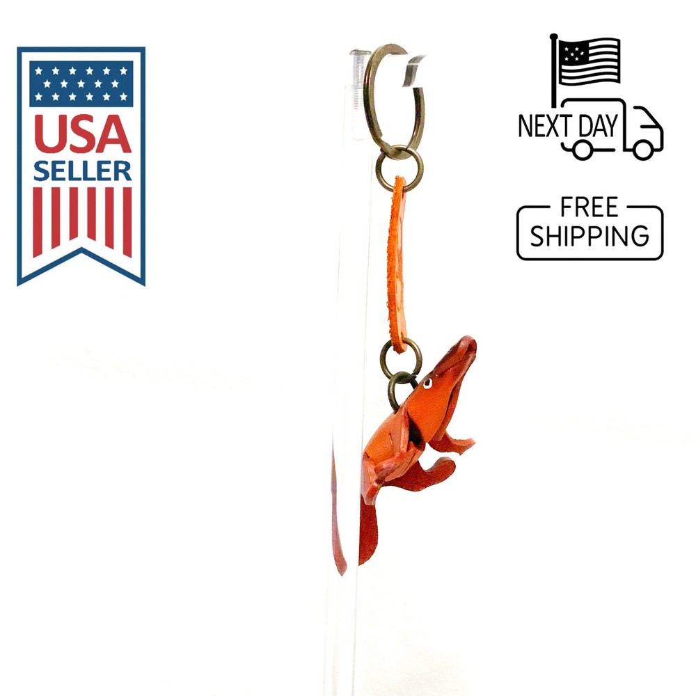 Platypus Handmade Leather Keyring