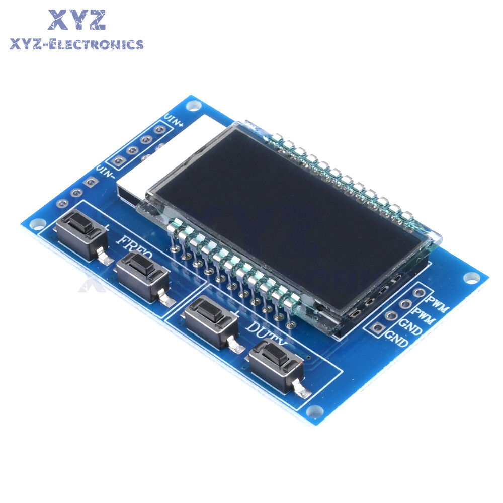 PWM Pulse Frequency Duty Cycle Square Wave Adjustable Module Signal Generator