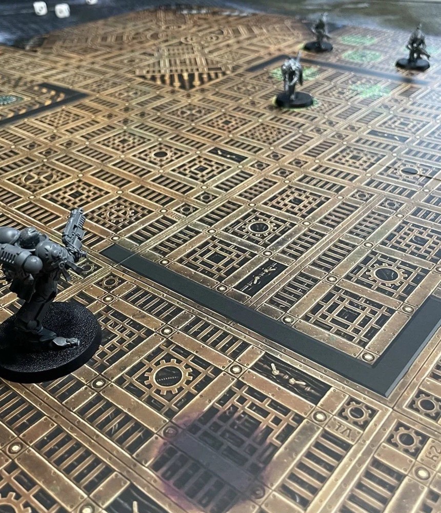 Warhammer 40K terrain Game Board Double sided foldable Tabletop Gaming Matt