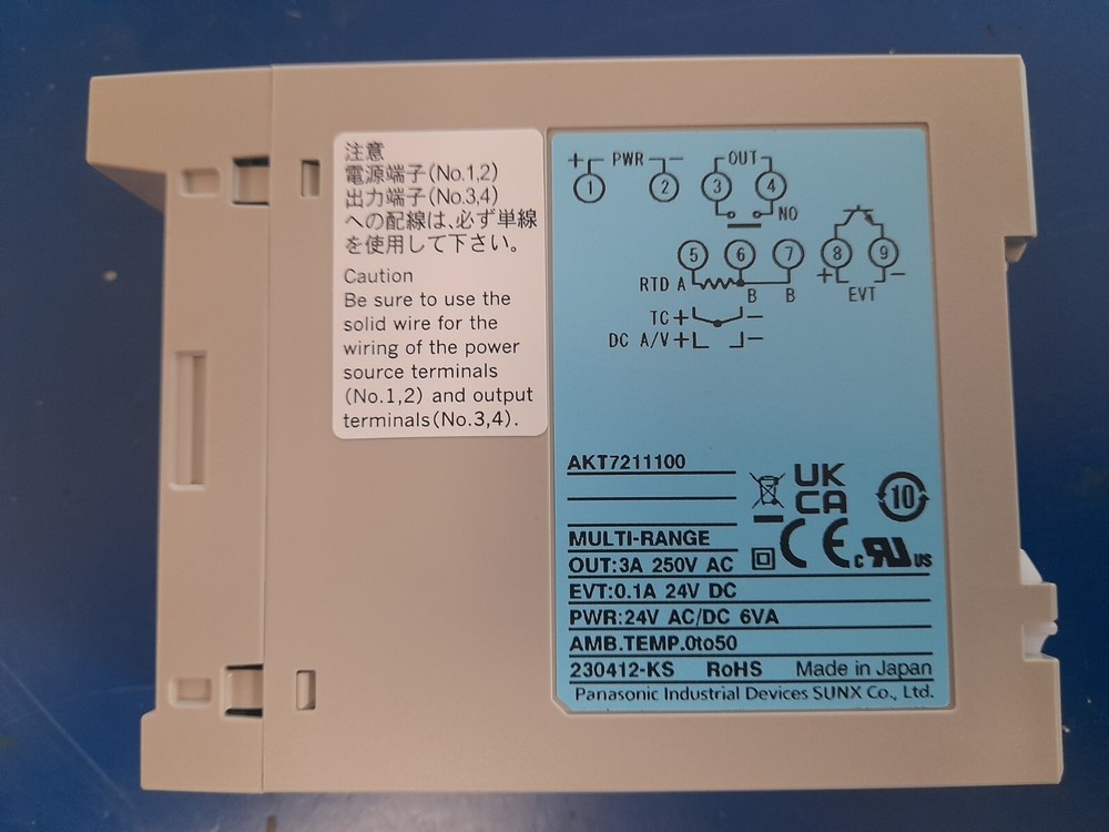 PANASONIC AKT7211100 Temperature Controllers