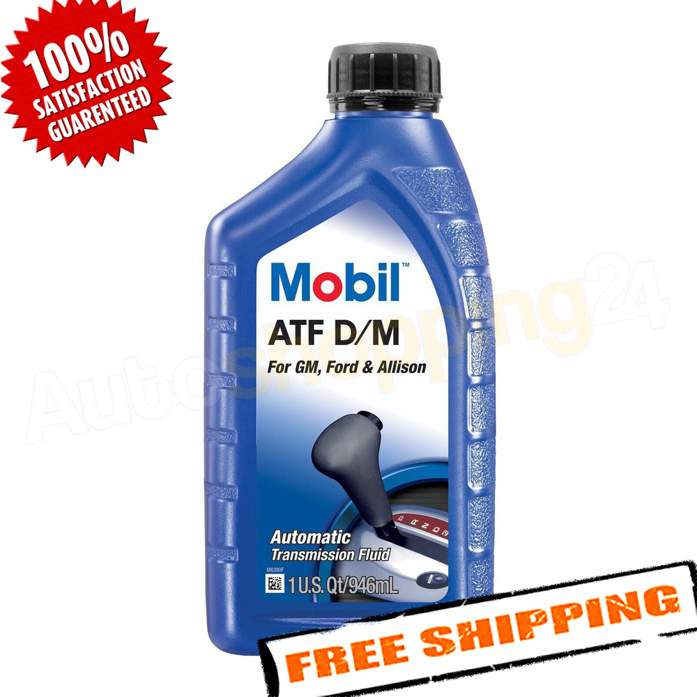 Mobil 1 123130 ATF D/M Automatic Transmission Fluid, 1 Quart - Single