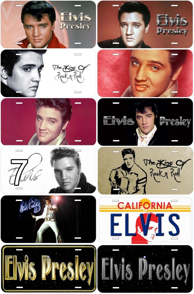 Elvis Novelty Auto Car License Plate