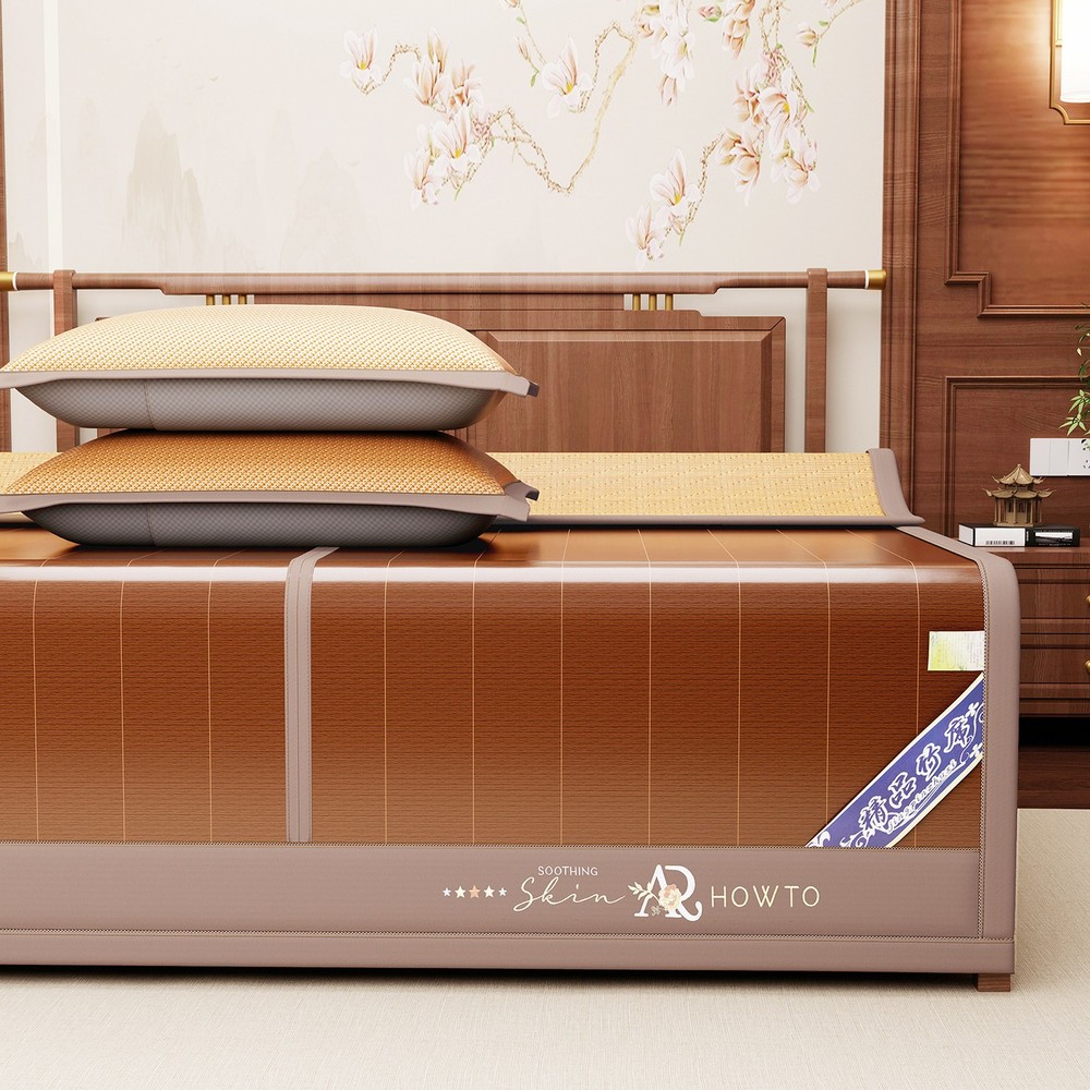 Bamboo Mat Rattan Mat Folding Bed Mat For Summer Cool Feeling 凉席 竹席 藤席 无毛刺