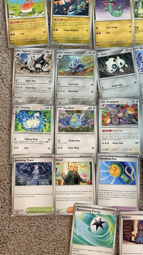 Twilight Masquerade Pokemon Master Set Starter Base 140 Cards