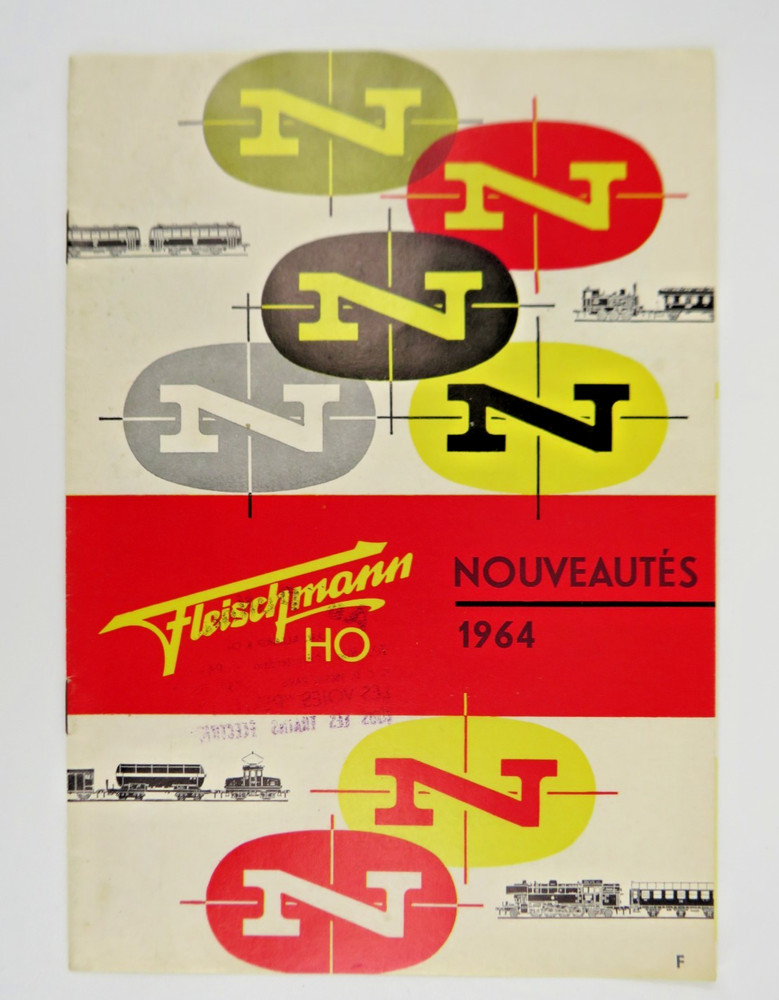 Fleischmann HO train catalog year 1964 supplement new old