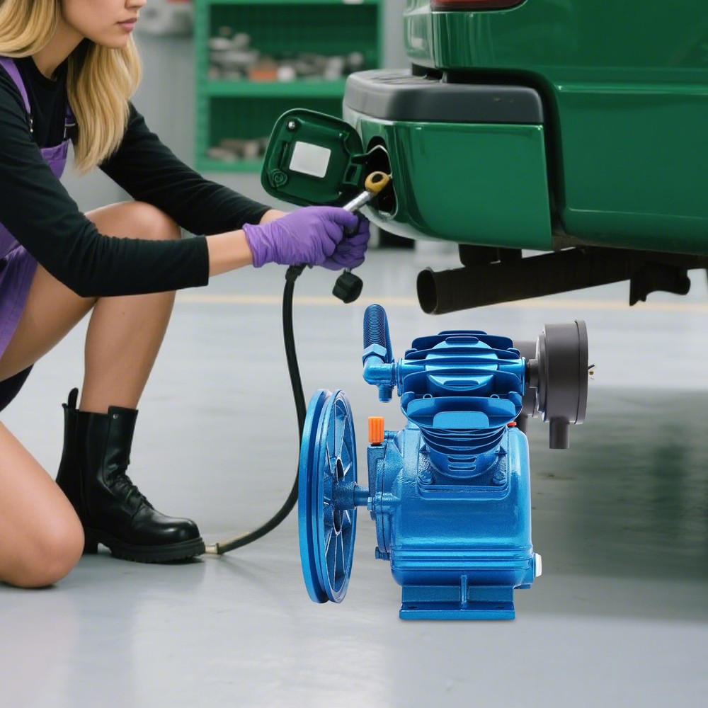 Replacement Air Compressor Pump Single Stage V Style Twin Cylinder 3 HP 2-Piston