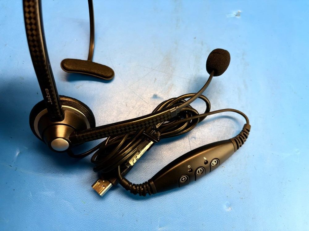 Jabra BIZ 1900 USB Mono Headset with Microphone - Volume Control - Call Function