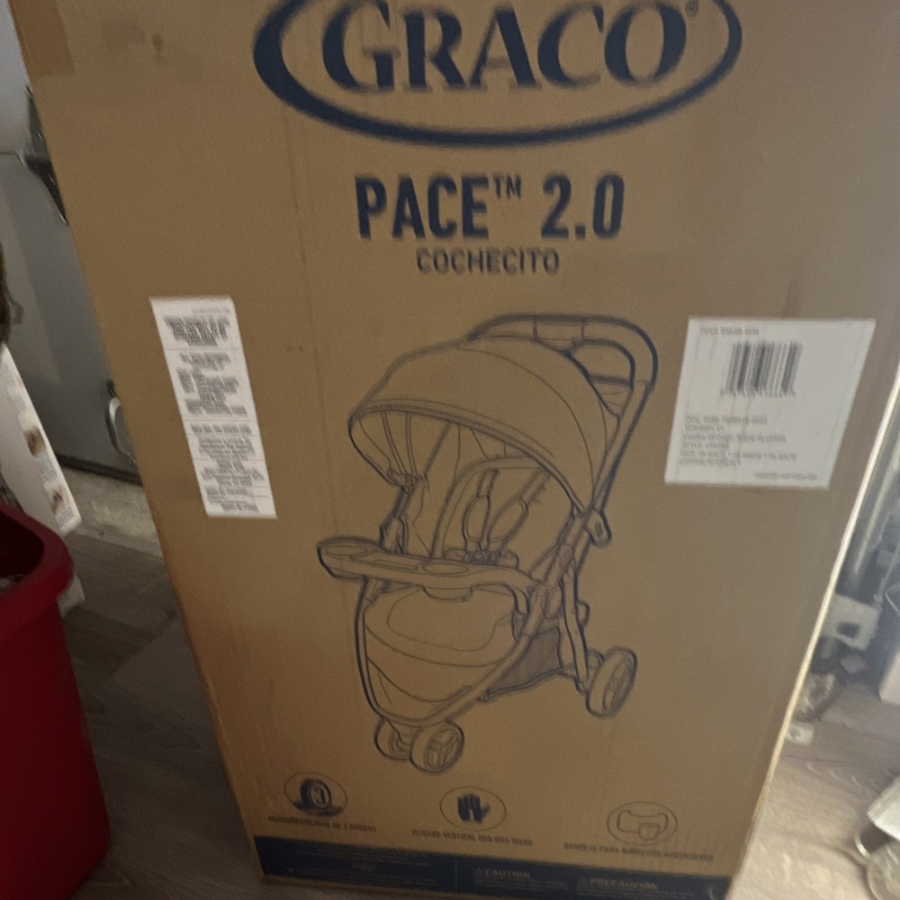 Graco Pace 2.0 Stroller Black Single Folding Storage Basket Infant Toddler