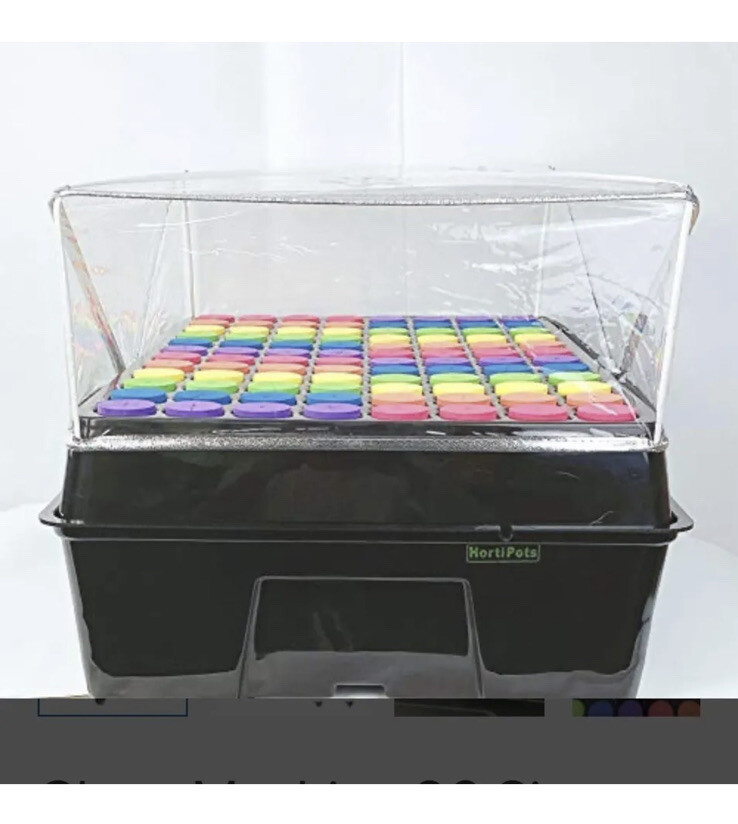 Clone Machine 96 Site, Aeroponic Cloning System Using 2 in Neoprene Insert