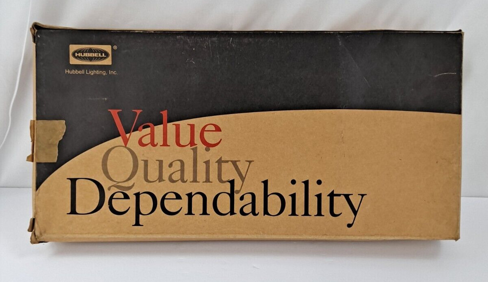 NIB Hubbell CV3REW LED Exit Sign Single / Double sided Arrows Thermoplastic