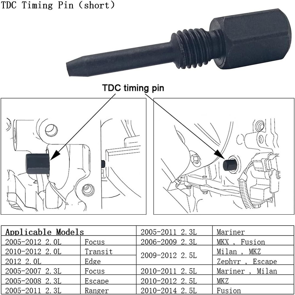 Camshaft Alignment Timing Tool Kit for Ford Mercury Mazda Engine Some Models