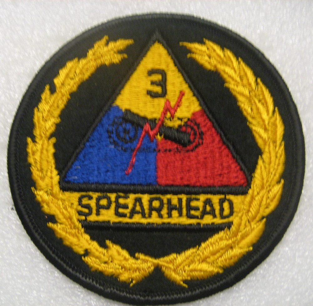 US Army Patch 3rd Armored Division SPEAREAD