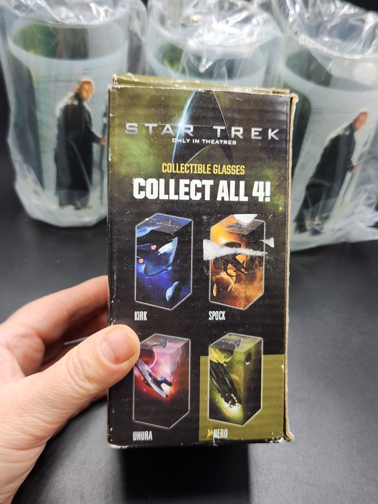 3 Star Trek NERO Collectable Glasses