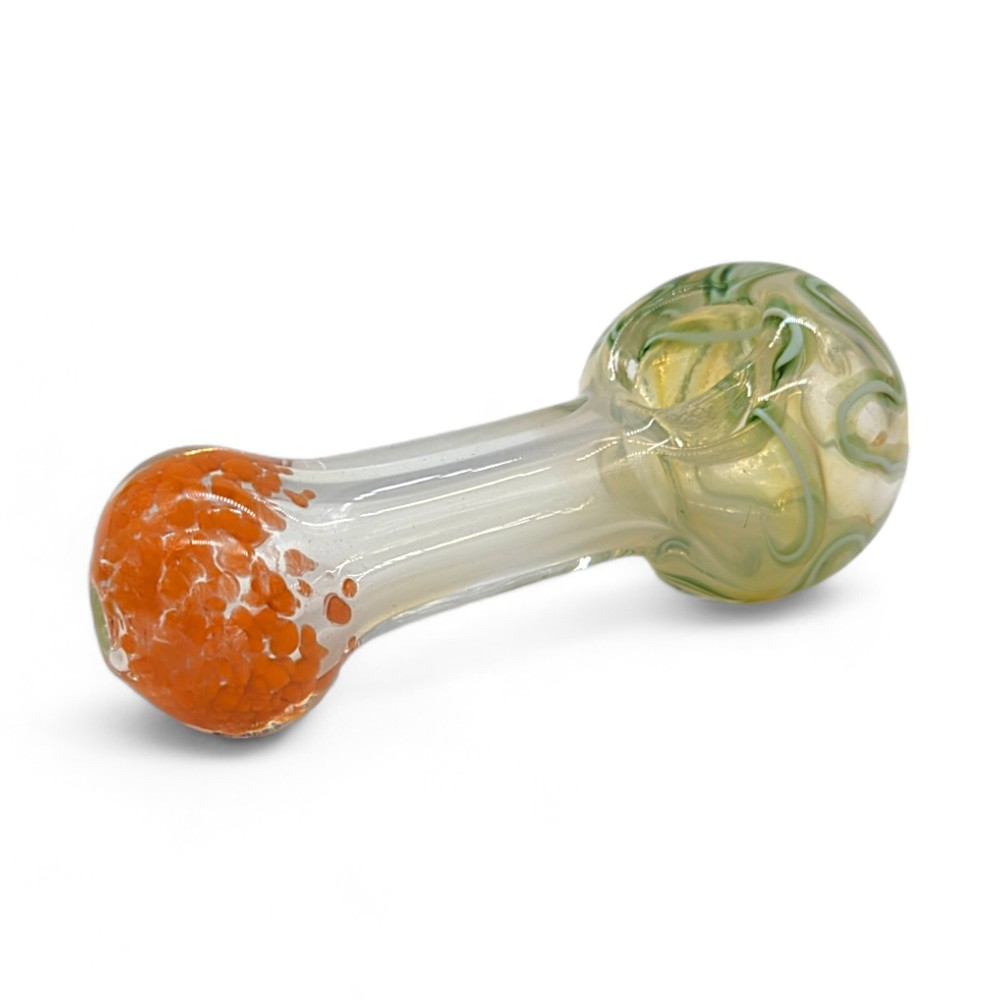 4.5" Thick Glass Tobacco Spoon Pipe