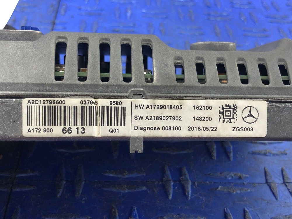 2017-2020 MERCEDES SLC43 FRONT DASHBOARD NAVIGATION SCREEN DISPLAY 1729018405