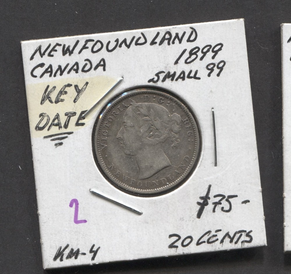 1899- Newfoundland- 20 Cents