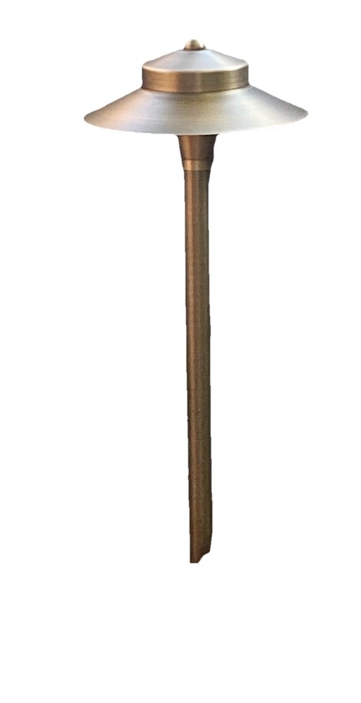 LED Low Voltage Solid Brass Path Light - Architectural Landscape Lighting