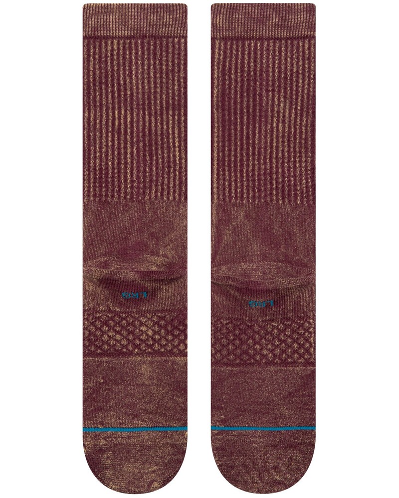 Stance Men's Icon Crew Socks Red Large