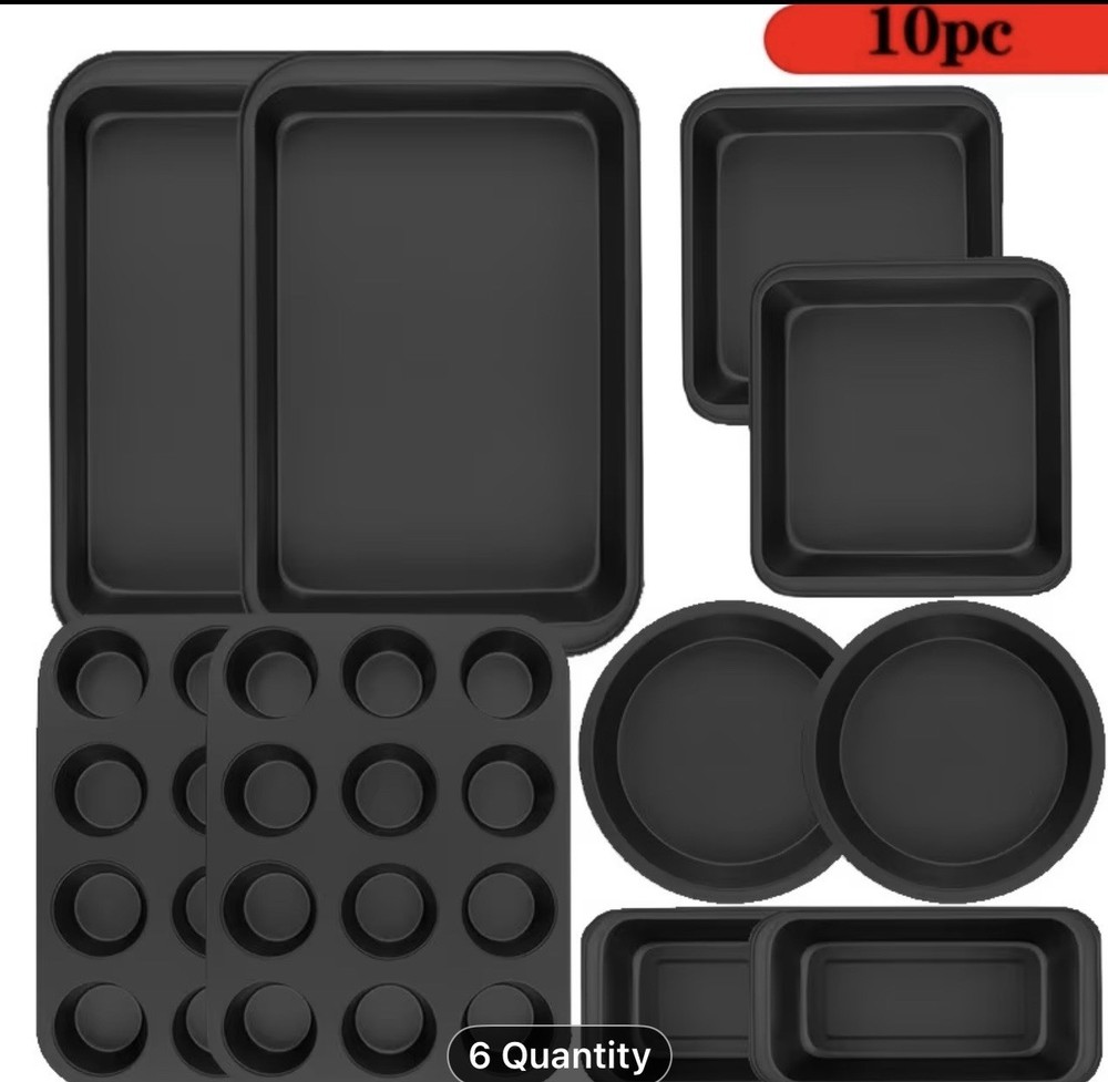 10pcs nonstick Baking Pan Set