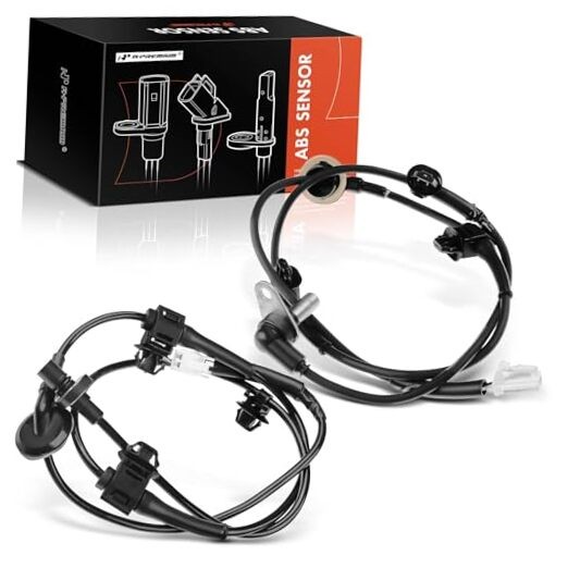 2Pcs Rear Left and Right Driver and Passenger ABS Wheel Speed Sensor -