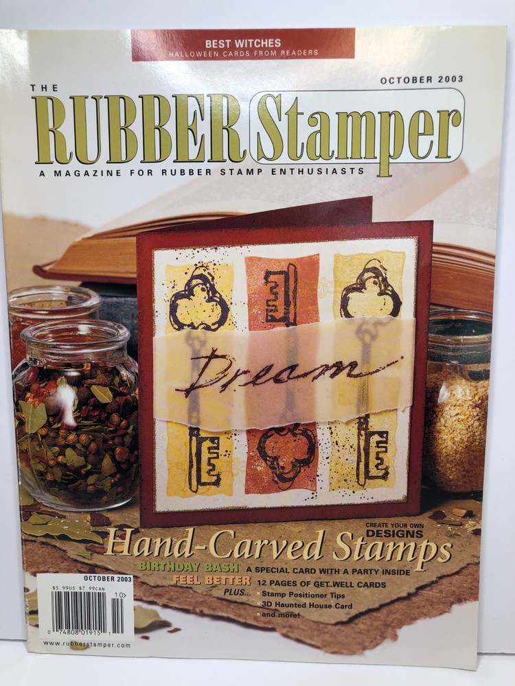 THE RUBBER STAMPER Magazine 2003 - Full Year - 8 Issues