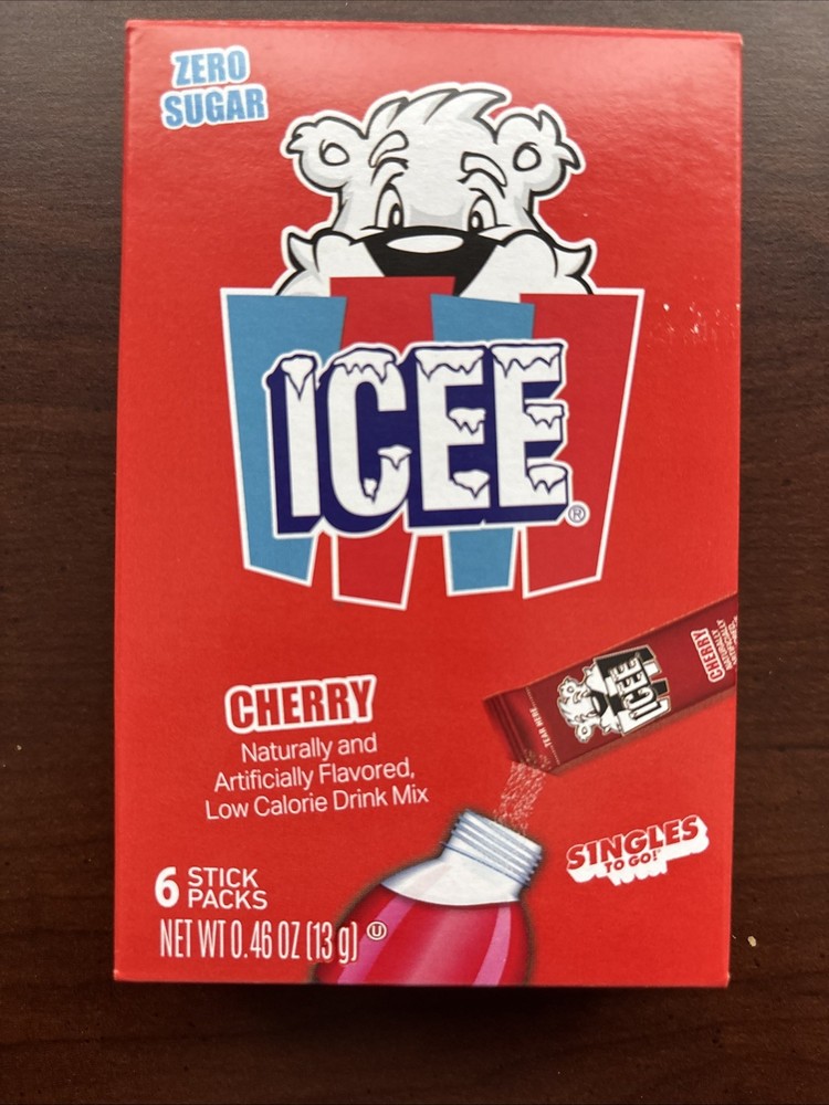 2 Cherry Icee Drink Mix Sugar Free on The Go