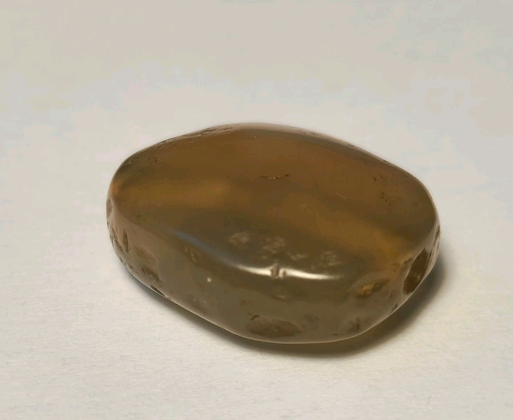 ANCIENT RARE CHALCEDONY AGATE TABULAR BEAD