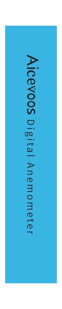 H12 Digital Anemometer Handheld Wind Speed Meter with Extended Wind Sensor, M...