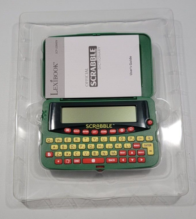 Lexibook Scrabble Dictionary Electronic Handheld 2017 Green