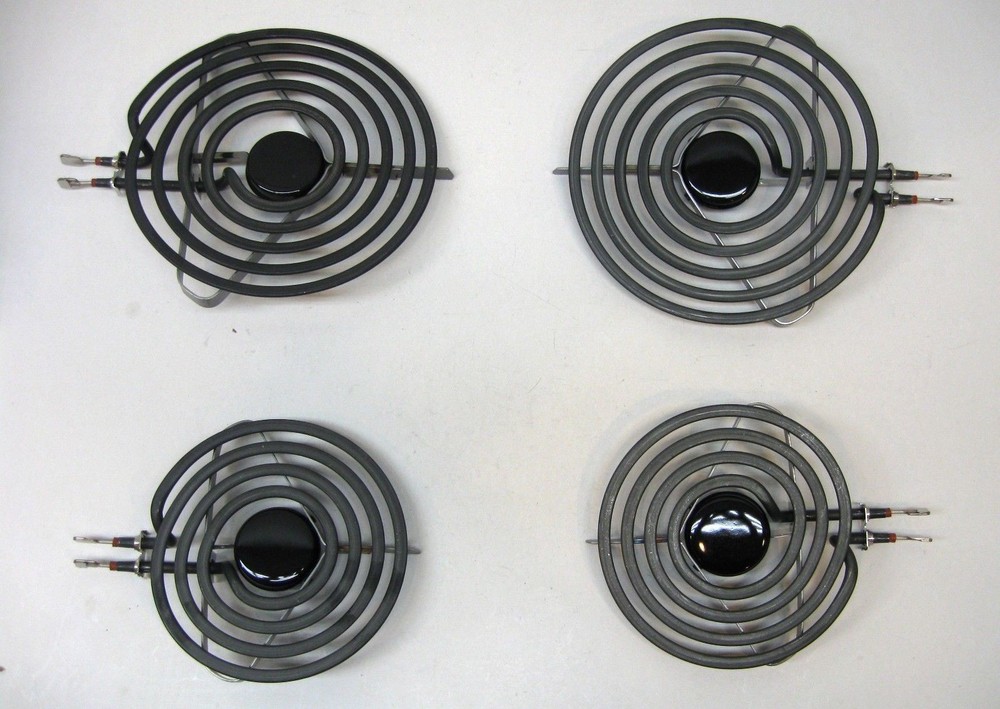 MP24PK 4 PAK Stove Eyes Range Burners Surface Elements 2 Large and 2 Small