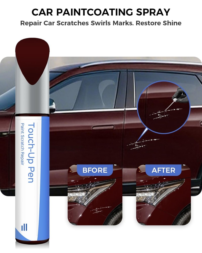 Copper Ruby Metallic Touch Up Paint for Porsche Chips and Nicks