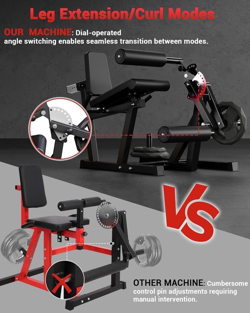 Home Gym Leg Workout Machine Extension Curl Combo