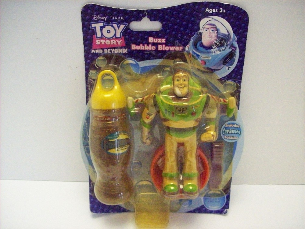 RARE Disney Pixar Buzz Lightyear Bubble Blower - NEW/Sealed