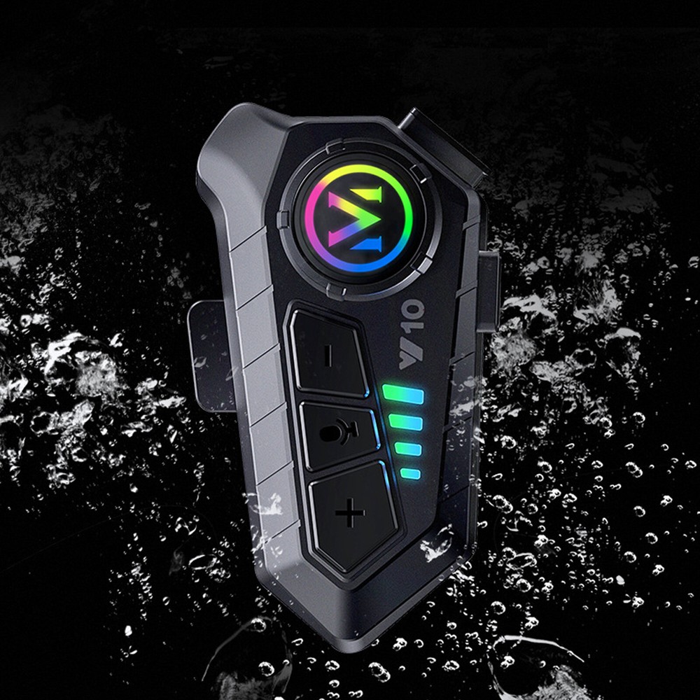 Motorcycle Helmet Headset Intercom Wireless Bluetooth Headphone HiFi Waterproof