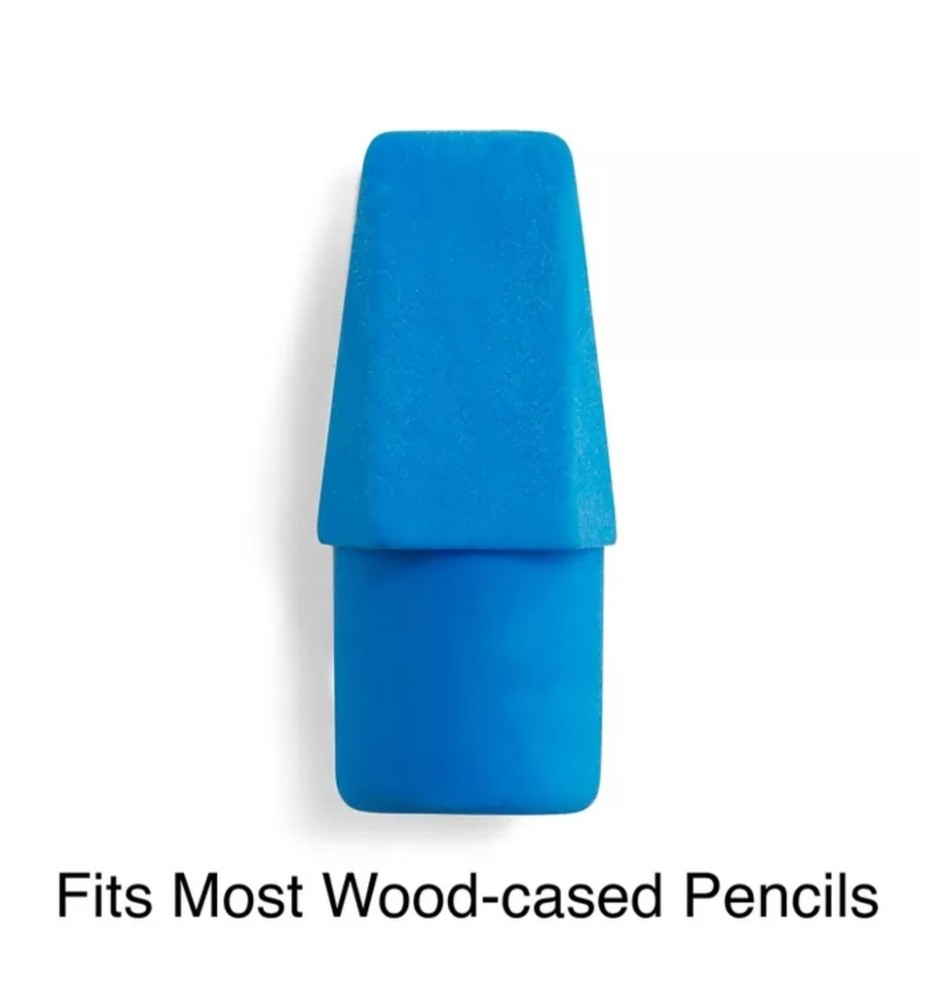 Staples Erasers Assorted Colors Dozen (771352)