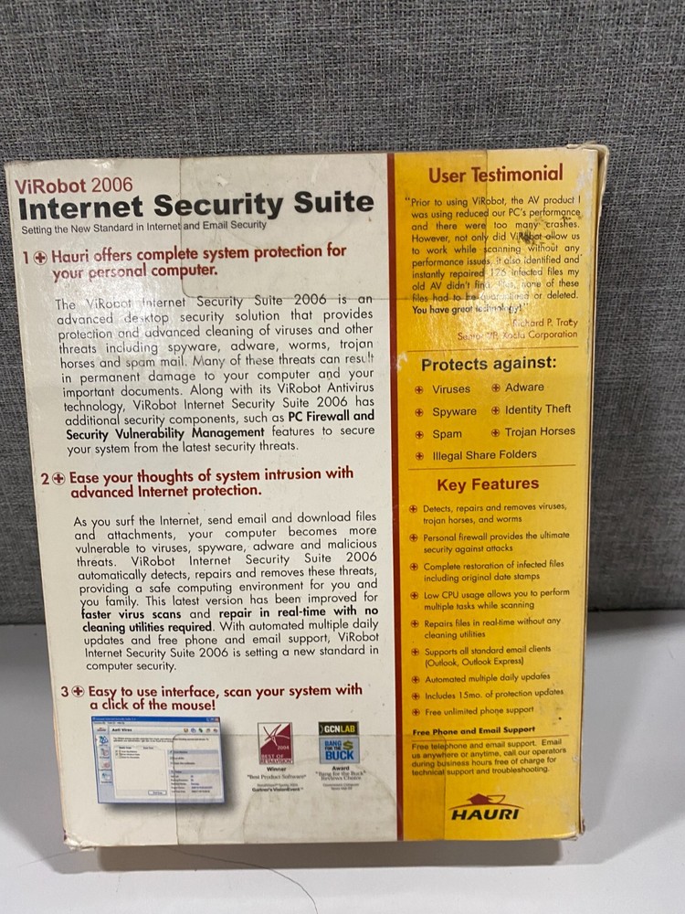 Hauri ViRobot Internet Security Suite 2006 [Old Version]