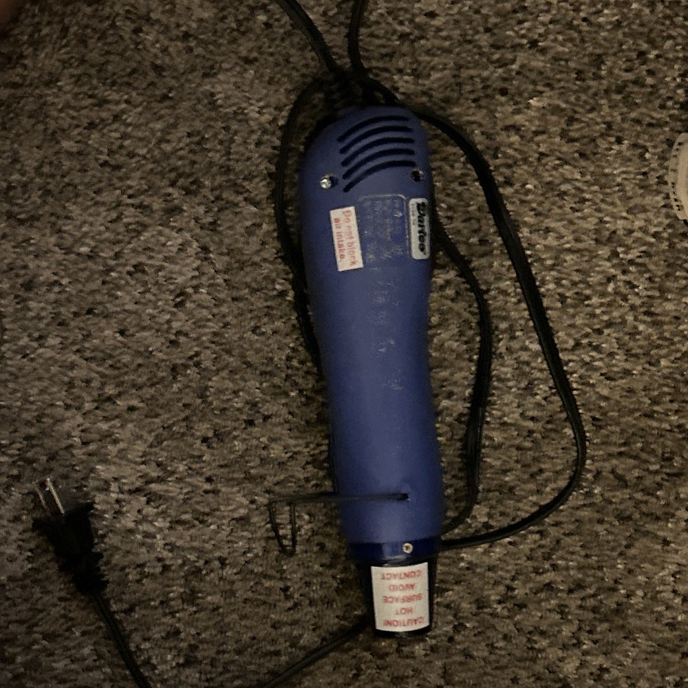 Craft Multi-Purpose Embossing Paint Drying Heat Gun Tool With Stand,Preowned