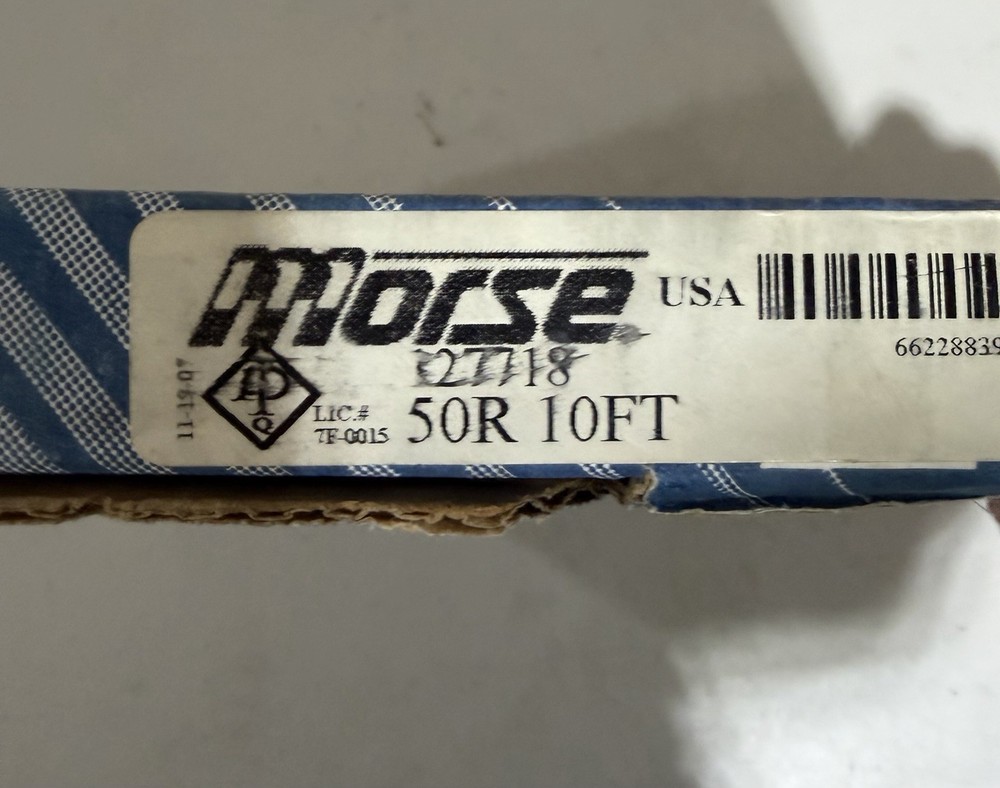 Morse 127718 Industrial Roller Chain 50 R 10ft