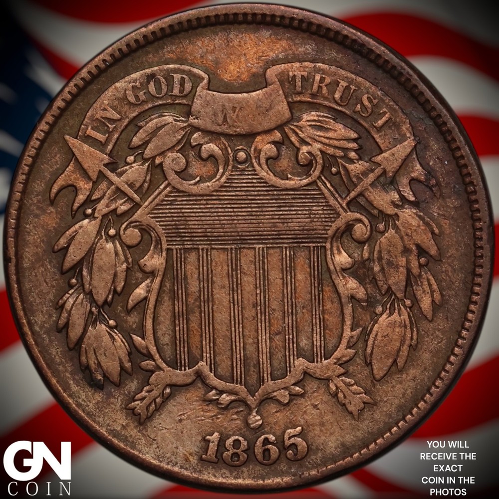 1865 2 Cent Piece A2015