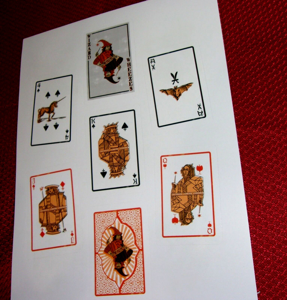 Harry Potter Sticker Sheet- Deck of Cards