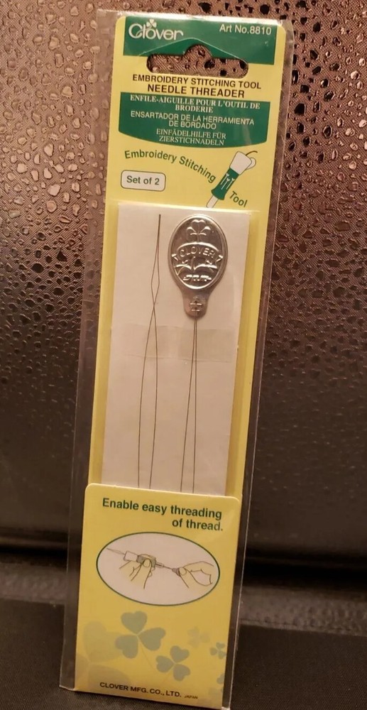 CLOVER EMBROIDERY STITCHING TOOL NEEDLE THREADER NO.8810