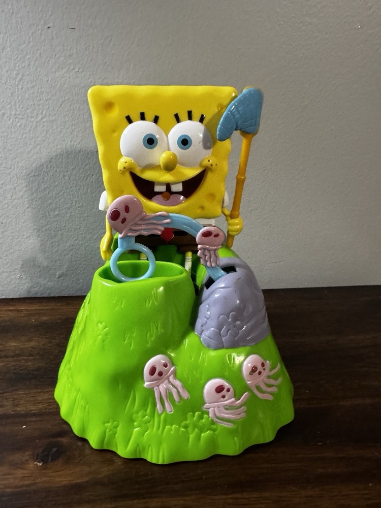 SpongeBob Squarepants Motorized Bubble Machine W/ Box Nickelodeon No Box