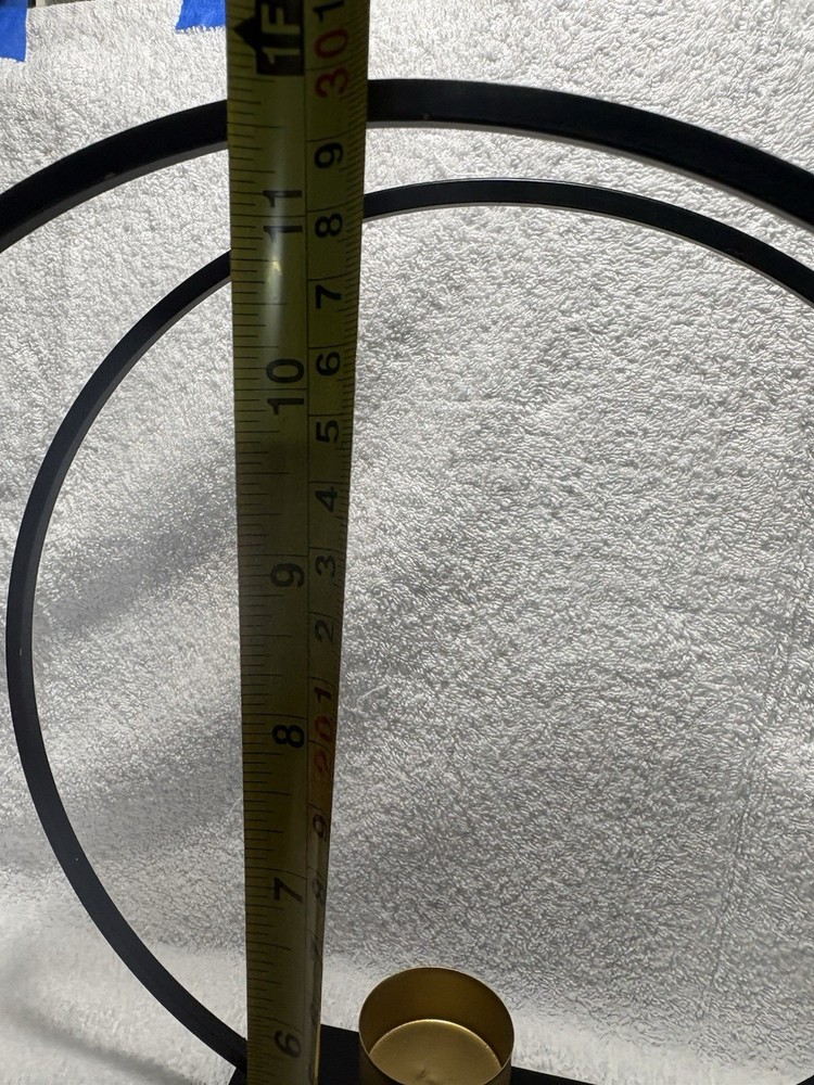 Black Gold Candle Hol