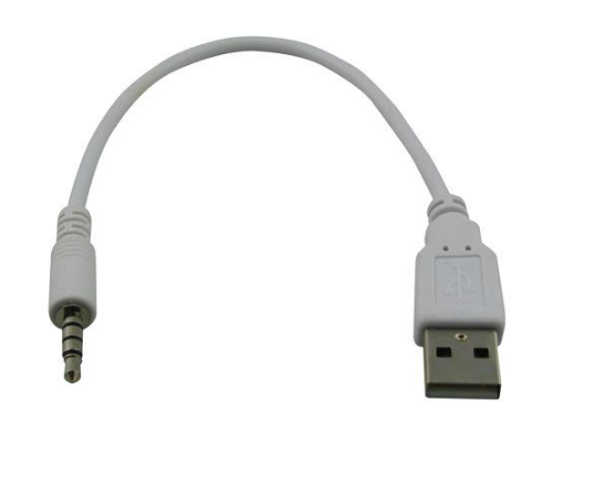 USB 3.5mm Data Sync Charging Cable Adapter for Apple iPod Shuffle 2nd C83