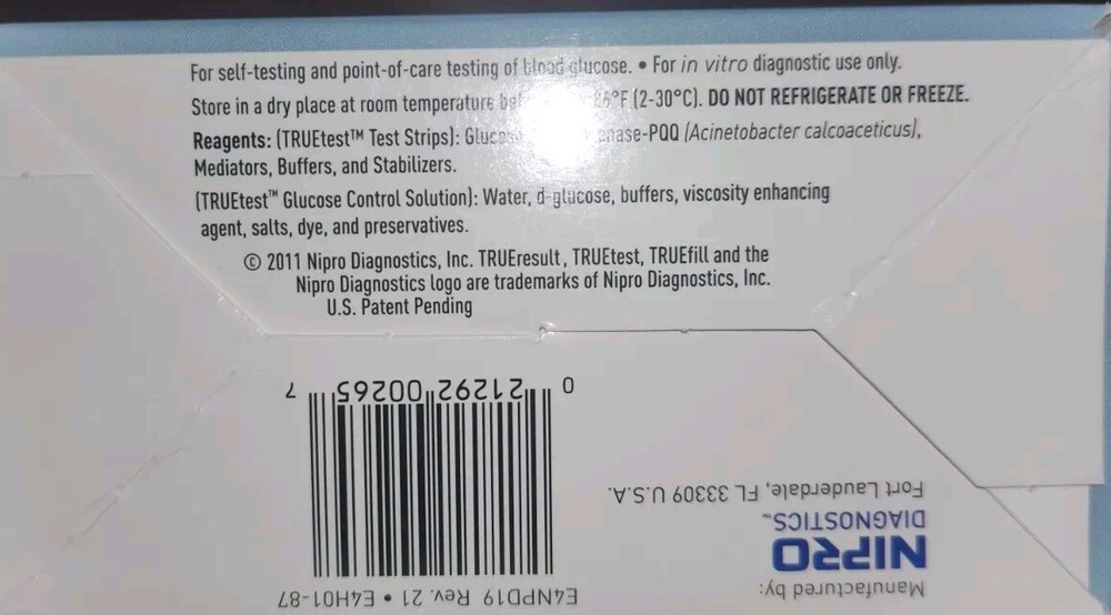 True Result Glucose Meter, Unopened