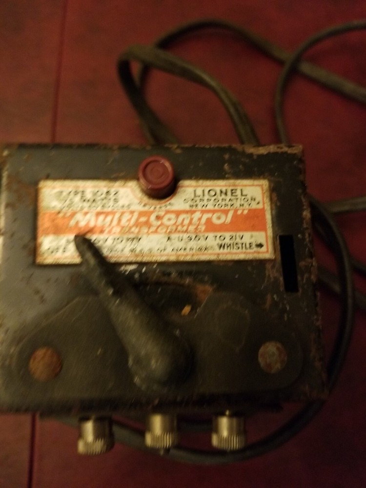Lionel Type 1042 Multi Control Transformer 75 Watts. Untested
