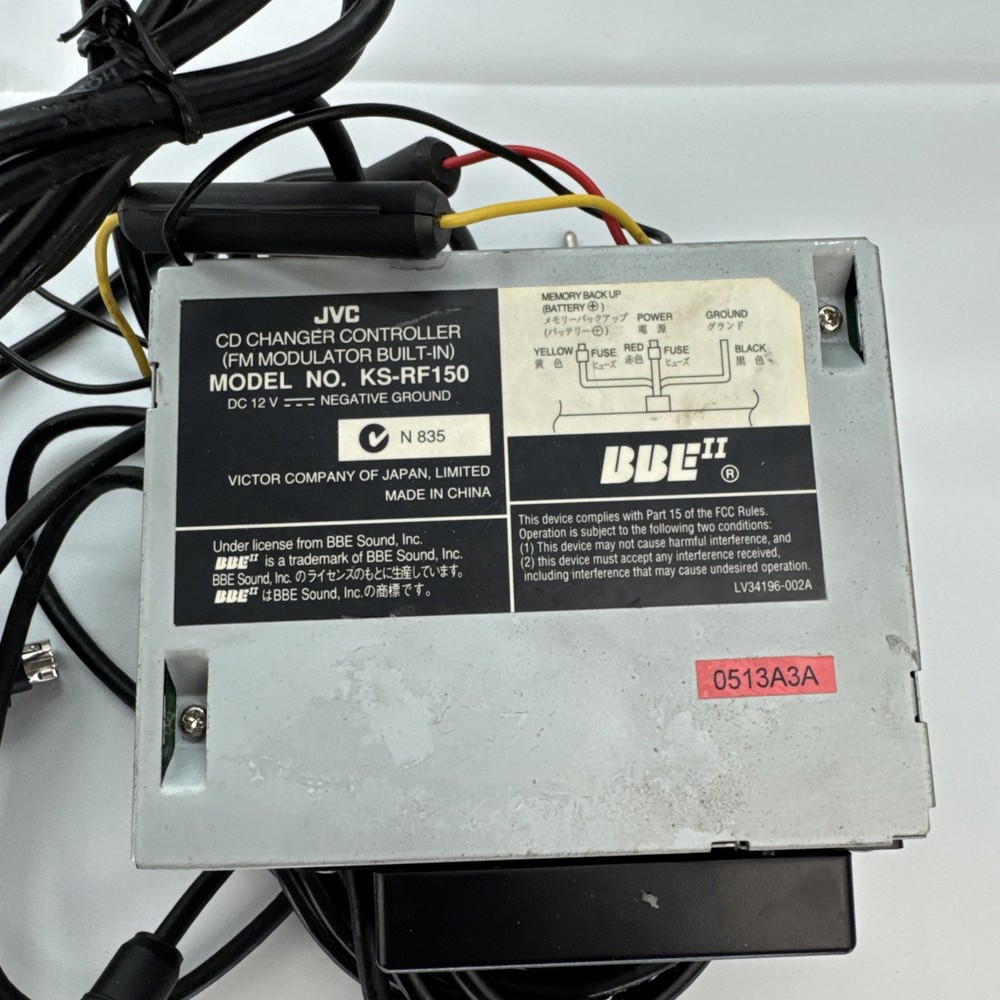 JVC CH-X1500 12 CD CHANGER with JVC KS-RF150 Interface Bundle No Controller Read