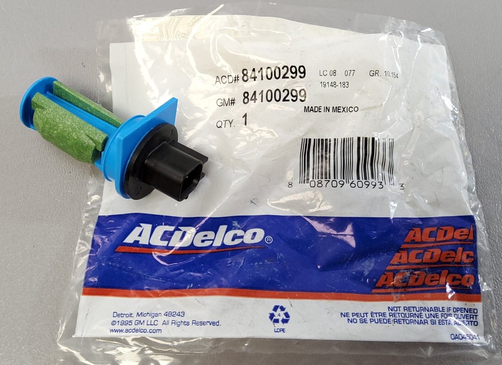Windshield Washer Fluid Level Sensor 20-24 Corvette 18-19 Equinox & More New GM