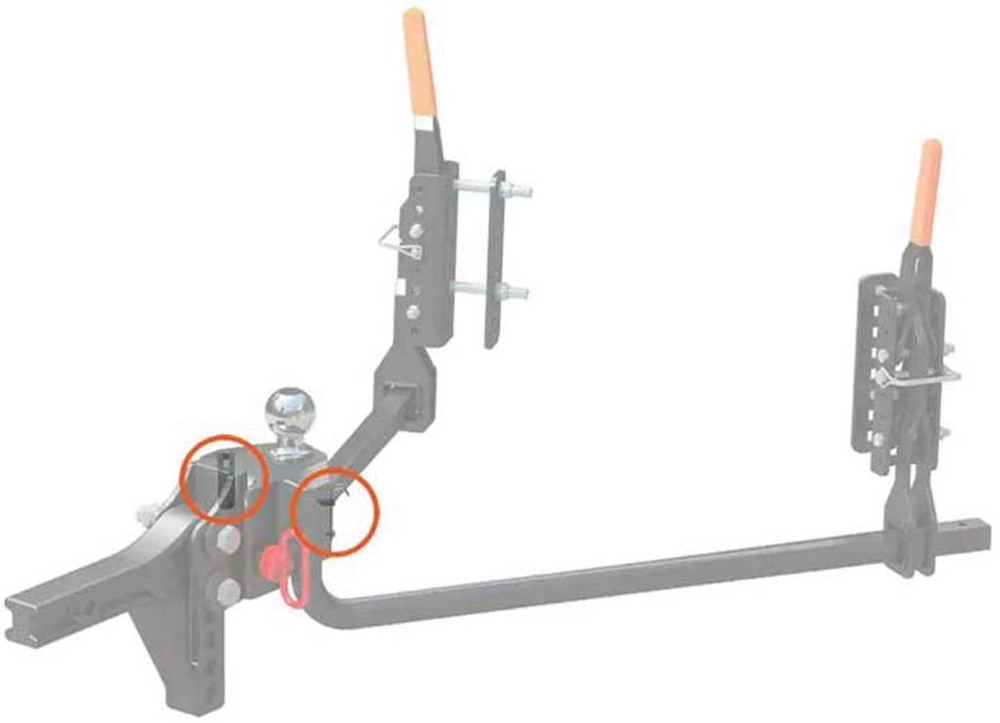 Curt 19302 Replacement Round Bar Weight Distribution Retainers