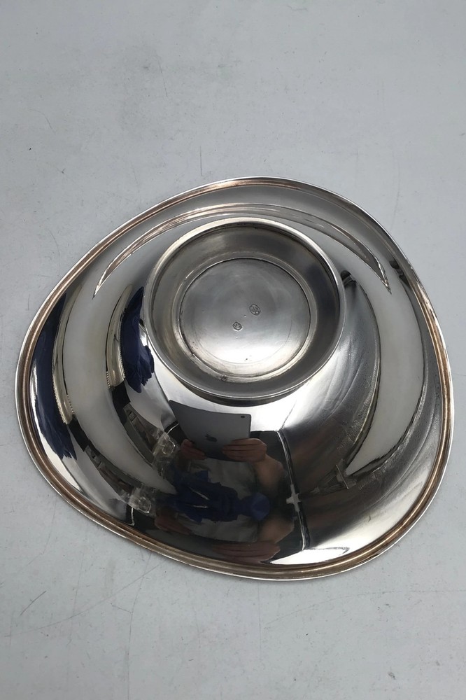 DGS Silver Triangular Bowl